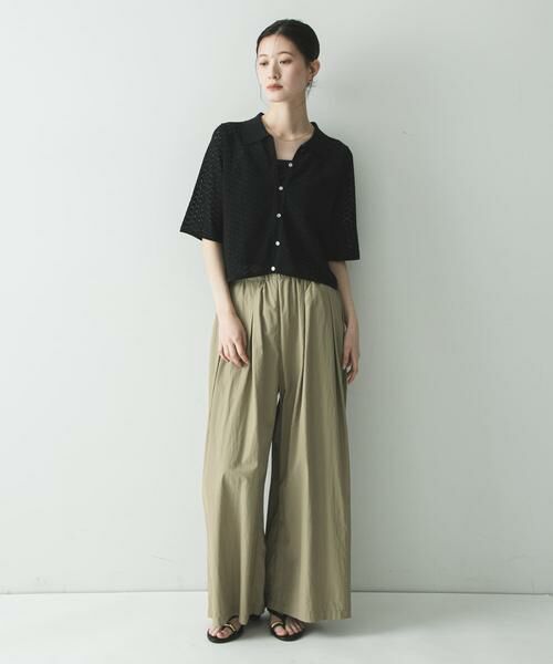 URBAN RESEARCH / アーバンリサーチ ニット・セーター | シャツカラーレースニット | 詳細26