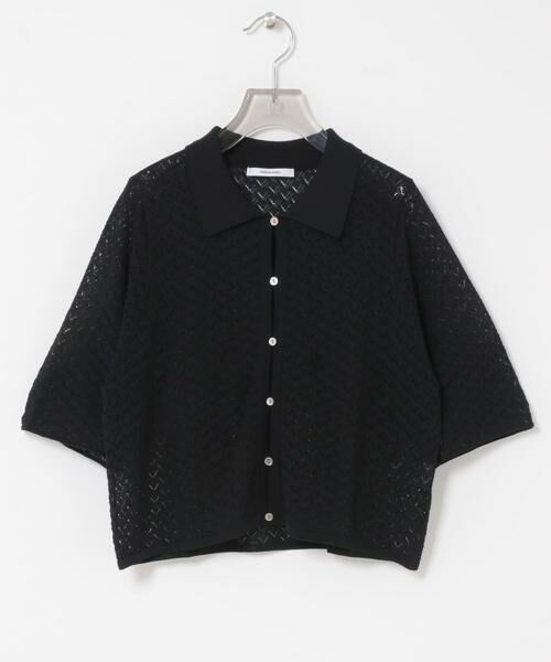 URBAN RESEARCH / アーバンリサーチ ニット・セーター | シャツカラーレースニット | 詳細27