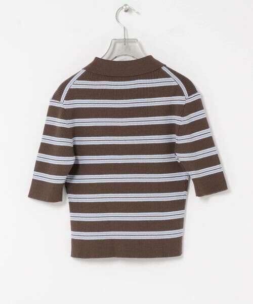 URBAN RESEARCH / アーバンリサーチ ニット・セーター | コットンシルクハーフスリーブポロ衿ニット | 詳細18