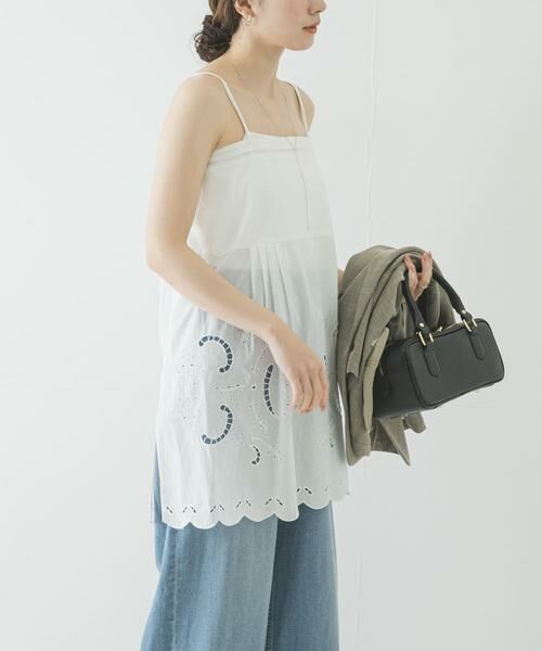 URBAN RESEARCH / アーバンリサーチ キャミソール・チューブトップ | カットワークレースキャミソール | 詳細4