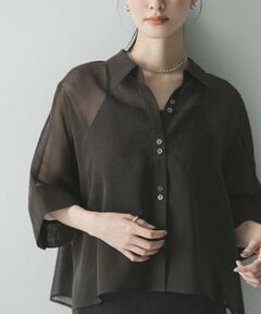 URBAN RESEARCH / アーバンリサーチ シャツ・ブラウス | ハーフスリーブシアーショートシャツ