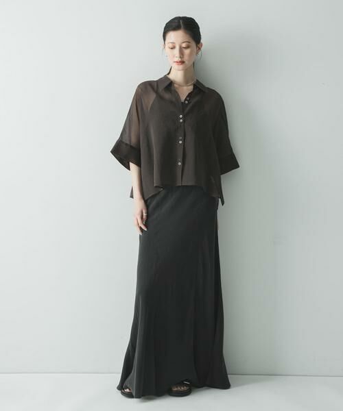 URBAN RESEARCH / アーバンリサーチ シャツ・ブラウス | ハーフスリーブシアーショートシャツ | 詳細7