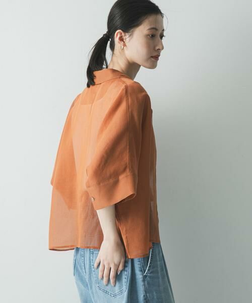 URBAN RESEARCH / アーバンリサーチ シャツ・ブラウス | ハーフスリーブシアーショートシャツ | 詳細12