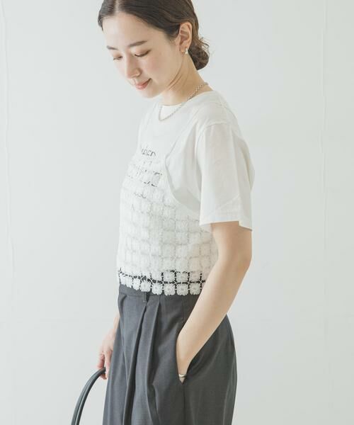 URBAN RESEARCH / アーバンリサーチ その他トップス | フラワーレースビスチェ | 詳細4