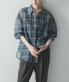 URBAN RESEARCH / アーバンリサーチ シャツ・ブラウス | シアーチェックオーバーシャツ