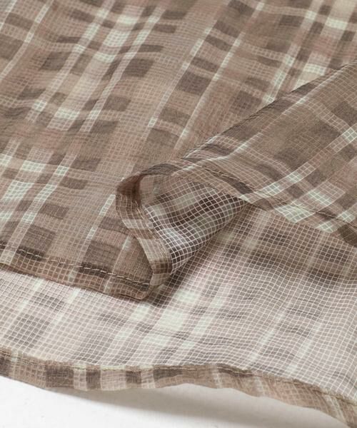 URBAN RESEARCH / アーバンリサーチ シャツ・ブラウス | シアーチェックオーバーシャツ | 詳細10