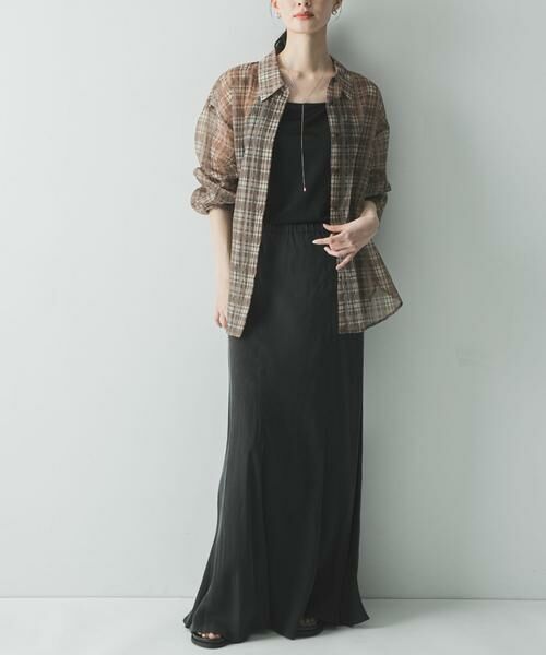 URBAN RESEARCH / アーバンリサーチ シャツ・ブラウス | シアーチェックオーバーシャツ | 詳細6