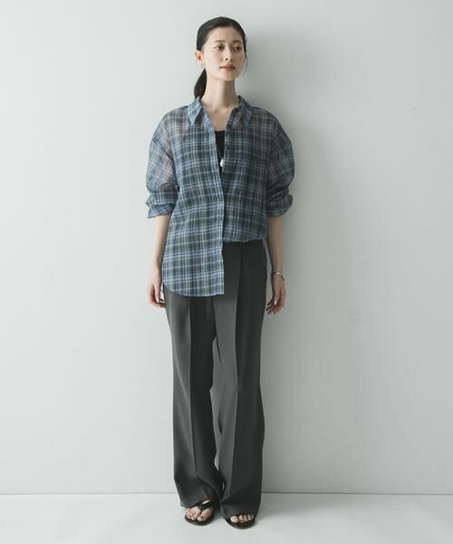URBAN RESEARCH / アーバンリサーチ シャツ・ブラウス | シアーチェックオーバーシャツ | 詳細18