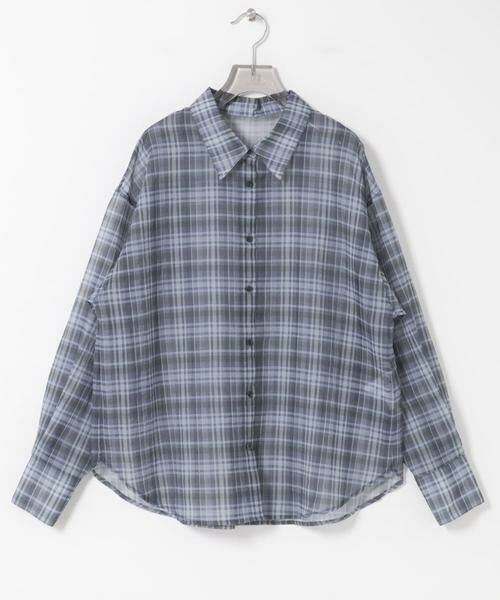 URBAN RESEARCH / アーバンリサーチ シャツ・ブラウス | シアーチェックオーバーシャツ | 詳細19