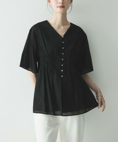 URBAN RESEARCH / アーバンリサーチ シャツ・ブラウス | コットンボイルタックデザインブラウス