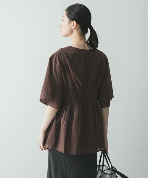 URBAN RESEARCH / アーバンリサーチ シャツ・ブラウス | コットンボイルタックデザインブラウス | 詳細5