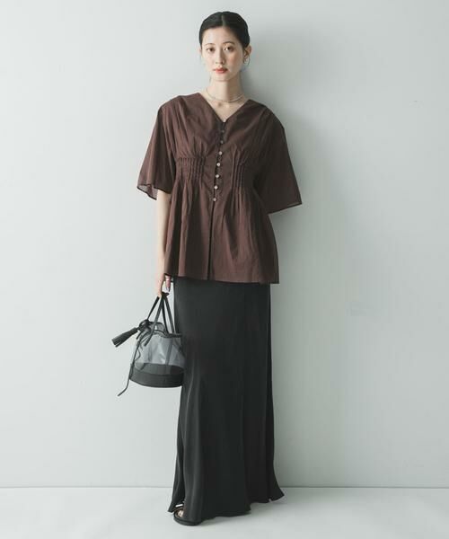 URBAN RESEARCH / アーバンリサーチ シャツ・ブラウス | コットンボイルタックデザインブラウス | 詳細7