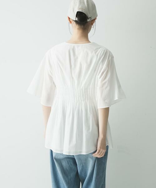 URBAN RESEARCH / アーバンリサーチ シャツ・ブラウス | コットンボイルタックデザインブラウス | 詳細17