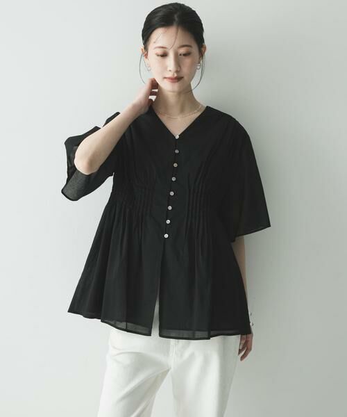 URBAN RESEARCH / アーバンリサーチ シャツ・ブラウス | コットンボイルタックデザインブラウス | 詳細23