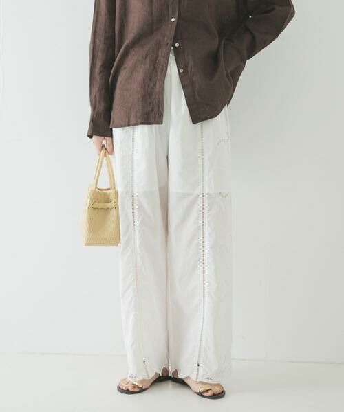 URBAN RESEARCH / アーバンリサーチ その他パンツ | カットワークレースイージーパンツ | 詳細2