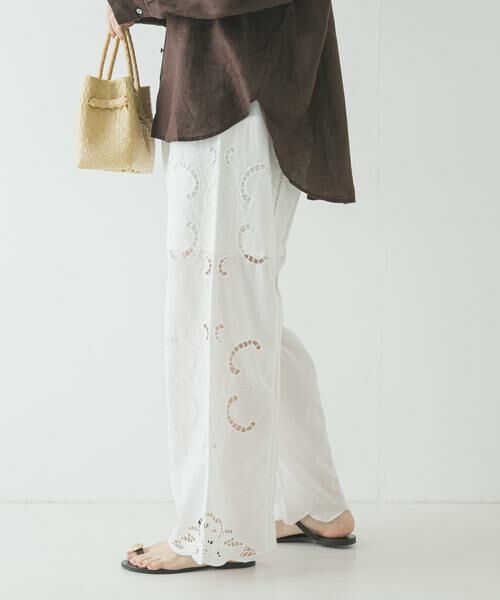 URBAN RESEARCH / アーバンリサーチ その他パンツ | カットワークレースイージーパンツ | 詳細3