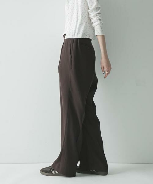 URBAN RESEARCH / アーバンリサーチ その他パンツ | ダブルクロスキュプラストレートパンツ | 詳細2
