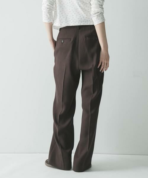 URBAN RESEARCH / アーバンリサーチ その他パンツ | ダブルクロスキュプラストレートパンツ | 詳細3