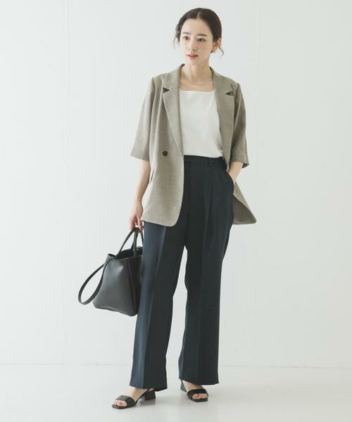 URBAN RESEARCH / アーバンリサーチ その他パンツ | ダブルクロスキュプラストレートパンツ | 詳細17