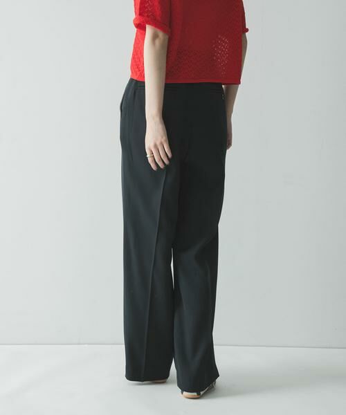 URBAN RESEARCH / アーバンリサーチ その他パンツ | ダブルクロスキュプラストレートパンツ | 詳細9