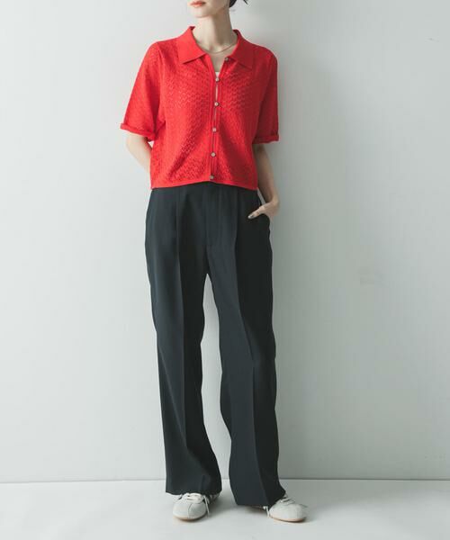 URBAN RESEARCH / アーバンリサーチ その他パンツ | ダブルクロスキュプラストレートパンツ | 詳細10