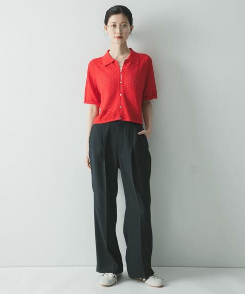 URBAN RESEARCH / アーバンリサーチ その他パンツ | ダブルクロスキュプラストレートパンツ | 詳細11