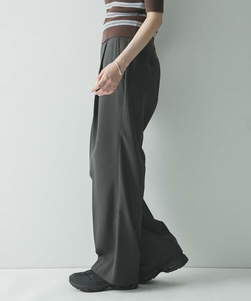 URBAN RESEARCH / アーバンリサーチ その他パンツ | ダブルクロスキュプラストレートパンツ | 詳細26
