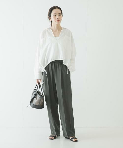 URBAN RESEARCH / アーバンリサーチ その他パンツ | 『3サイズ展開』ポプリンイージーテーパードパンツ | 詳細6