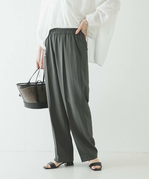 URBAN RESEARCH / アーバンリサーチ その他パンツ | 『3サイズ展開』ポプリンイージーテーパードパンツ（グリーン系その他）