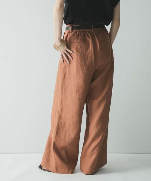 URBAN RESEARCH / アーバンリサーチ その他パンツ | 『3サイズ展開』リネンイージーワイドスラックス | 詳細2