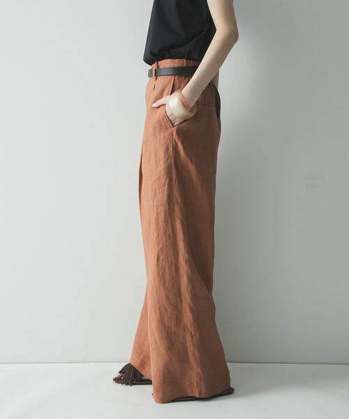 URBAN RESEARCH / アーバンリサーチ その他パンツ | 『3サイズ展開』リネンイージーワイドスラックス | 詳細3