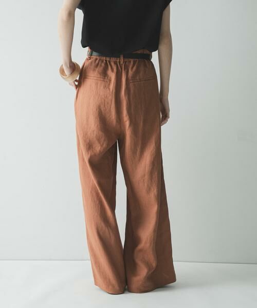 URBAN RESEARCH / アーバンリサーチ その他パンツ | 『3サイズ展開』リネンイージーワイドスラックス | 詳細4
