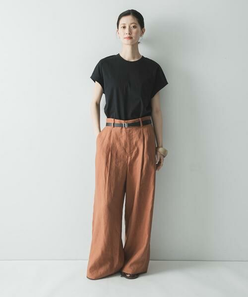 URBAN RESEARCH / アーバンリサーチ その他パンツ | 『3サイズ展開』リネンイージーワイドスラックス | 詳細6