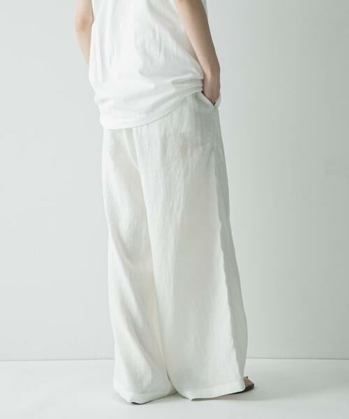 URBAN RESEARCH / アーバンリサーチ その他パンツ | 『3サイズ展開』リネンイージーワイドスラックス | 詳細14