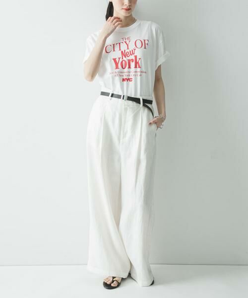 URBAN RESEARCH / アーバンリサーチ その他パンツ | 『3サイズ展開』リネンイージーワイドスラックス | 詳細16