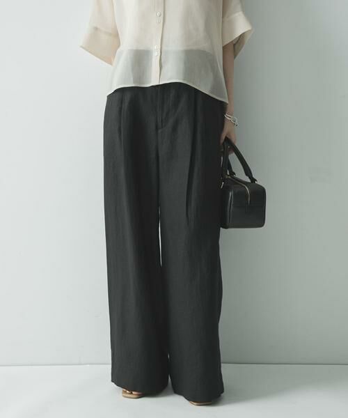 URBAN RESEARCH / アーバンリサーチ その他パンツ | 『3サイズ展開』リネンイージーワイドスラックス | 詳細20