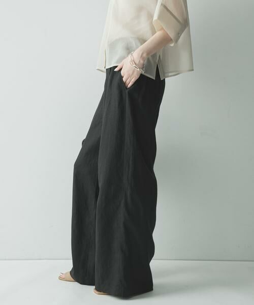 URBAN RESEARCH / アーバンリサーチ その他パンツ | 『3サイズ展開』リネンイージーワイドスラックス | 詳細21
