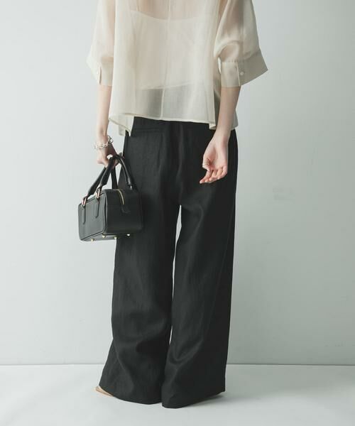 URBAN RESEARCH / アーバンリサーチ その他パンツ | 『3サイズ展開』リネンイージーワイドスラックス | 詳細22