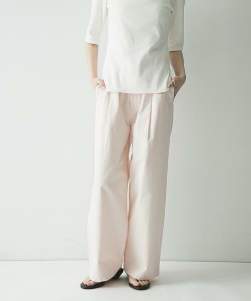 URBAN RESEARCH / アーバンリサーチ その他パンツ | チノイージーパンツ（ライトピンク）