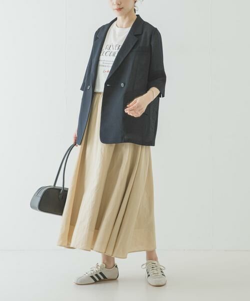 URBAN RESEARCH / アーバンリサーチ スカート | リネンコットンギャザースカート | 詳細23