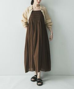 URBAN RESEARCH / アーバンリサーチ ワンピース | コットンギャザーキャミワンピース