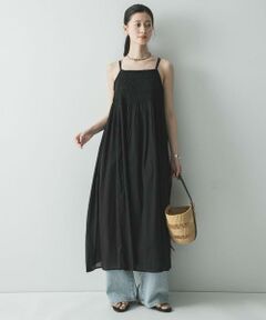 URBAN RESEARCH / アーバンリサーチ ワンピース | コットンギャザーキャミワンピース