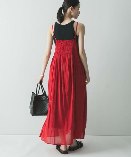 URBAN RESEARCH / アーバンリサーチ ワンピース | コットンギャザーキャミワンピース | 詳細4