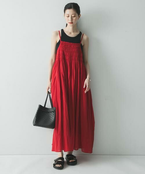 URBAN RESEARCH / アーバンリサーチ ワンピース | コットンギャザーキャミワンピース | 詳細5