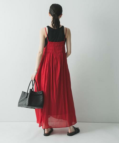 URBAN RESEARCH / アーバンリサーチ ワンピース | コットンギャザーキャミワンピース | 詳細7