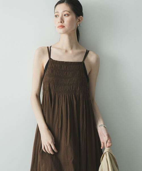 URBAN RESEARCH / アーバンリサーチ ワンピース | コットンギャザーキャミワンピース | 詳細14
