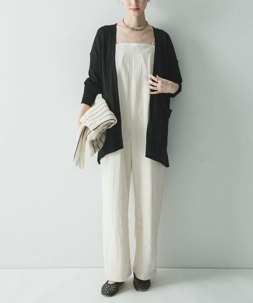 URBAN RESEARCH / アーバンリサーチ サロペット・オールインワン | タックデザインベアオールインワン（ホワイト系その他）