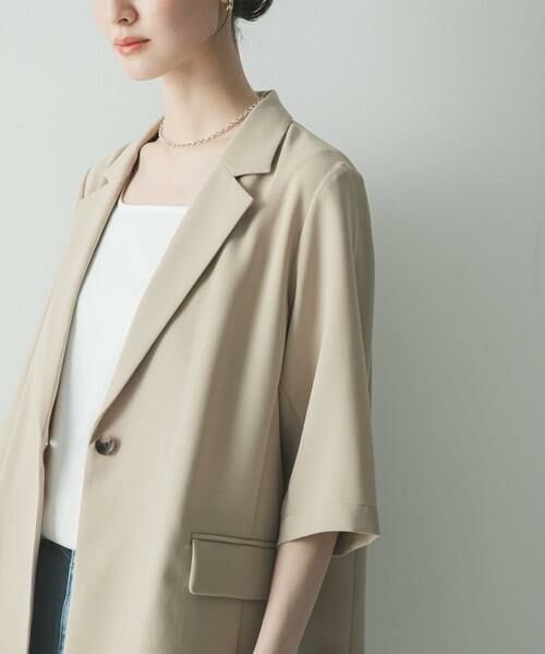 URBAN RESEARCH / アーバンリサーチ その他アウター | 『UR TECH DRYLUXE』ハーフスリーブジャケット | 詳細10