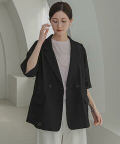 URBAN RESEARCH / アーバンリサーチ その他アウター | シアーメッシュハーフスリーブジャケット