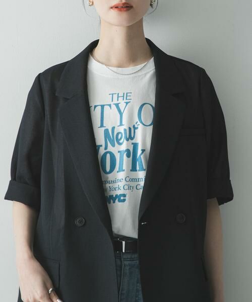 URBAN RESEARCH / アーバンリサーチ その他アウター | シアーメッシュハーフスリーブジャケット | 詳細1